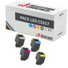 Compatível Pack Lexmark CS317 / CS417 / CS517 / CX317 / CX417 / CX517