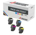Compatível Pack Lexmark CS317 / CS417 / CS517 / CX317 / CX417 / CX517