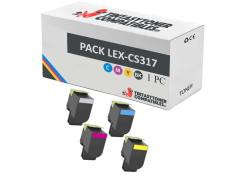 Compatível Pack Lexmark CS317 / CS417 / CS517 / CX317 / CX417 / CX517