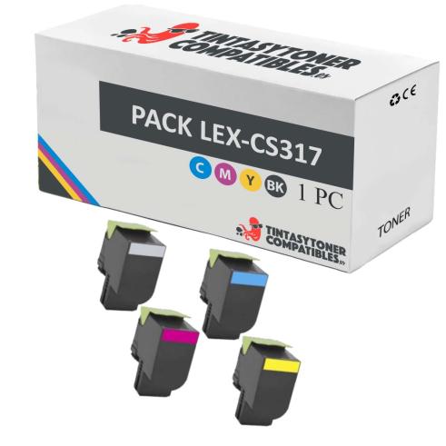 Compatível Pack Lexmark CS317 / CS417 / CS517 / CX317 / CX417 / CX517