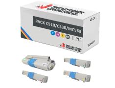 Compatível PACK OKI C510/C530/MC561