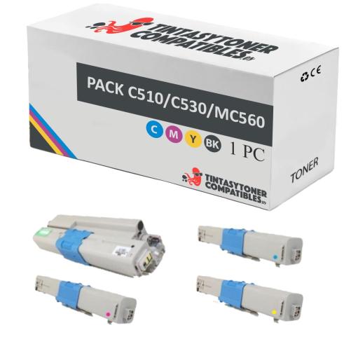 Compatível PACK OKI C510/C530/MC561