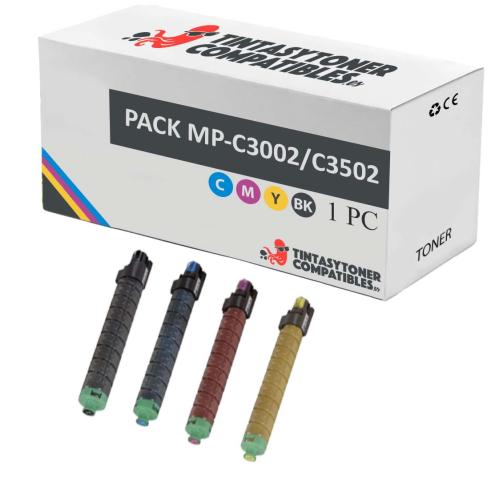 Compatível Pack Ricoh Aficio MP C3002 / MP C3502