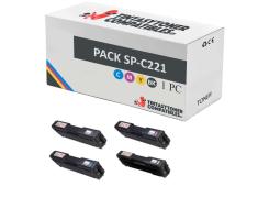 Compatível Pack Ricoh Aficio SP C220 / C221 / C222 / C240