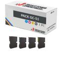 Compatível Pack Ricoh GC51
