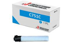 Compatível Ricoh C751 Ciano