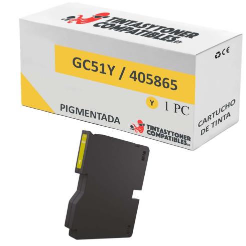 Compatível Ricoh GC51 Amarelo Pigmentado