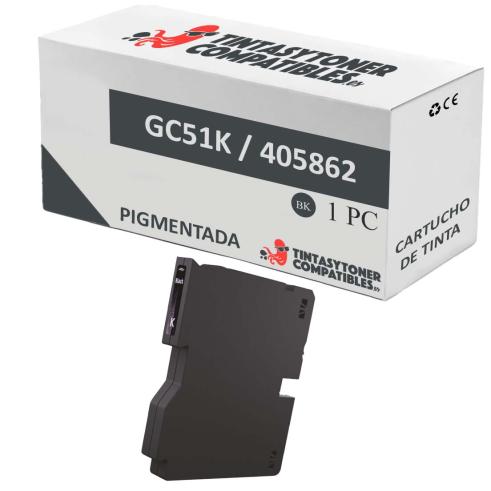 Compatível Ricoh GC51 Preto Pigmentado