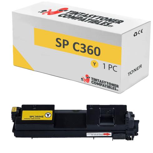 Compatível Ricoh SPC360 Amarelo