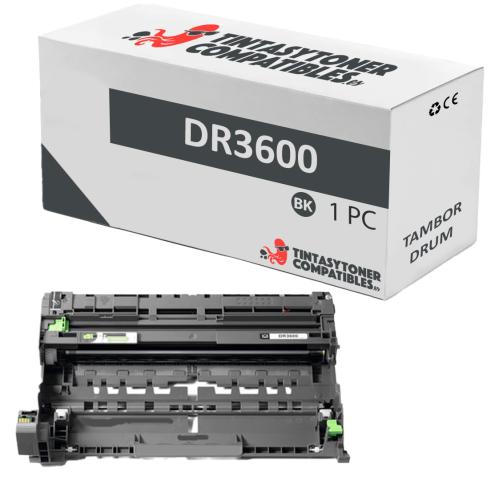 Compatível Tambor Brother DR3600 Preto