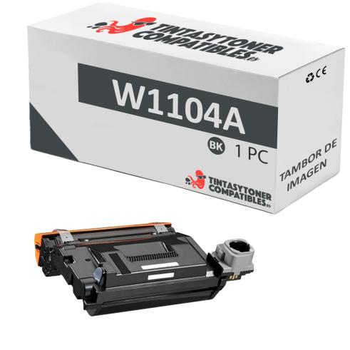 Compatível Tambor HP W1104A Preto