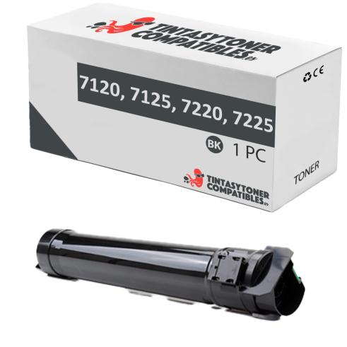 Compatível com XEROX 7120/7125/7220/7225 Preto