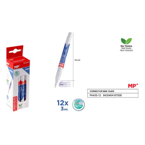 Corredor Mini 3ml 12 Unidades