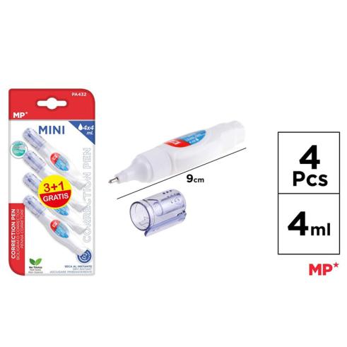 Corretivo Mini 4ml 3+1 Grátis MP
