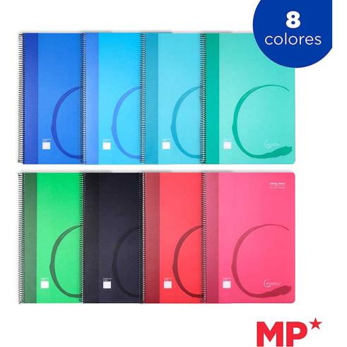 Caderno Espiral Cervantes Capa Plástica de 80 Folhas 90g