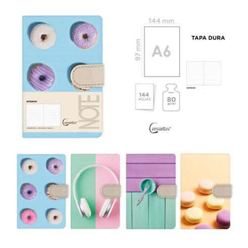 Notebook Decorado A6 Cervantes