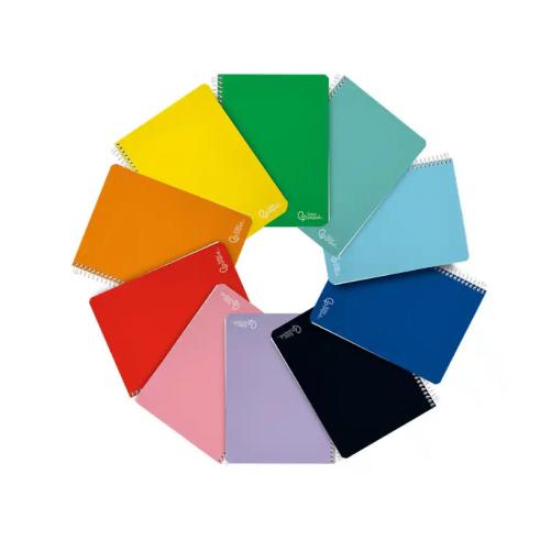 WITTY A4 ESPIRAL CADERNO ESPIRAL CAPA DURA GUIA ESTREITA 2,5 MM PAPEL DE LÍDER
