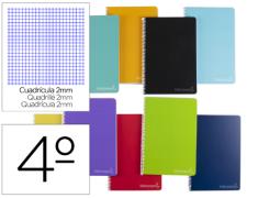 CADERNO ESPIRAL QUARTO WITTY HARD COVER MILIMITRATO 2MM LIDERPAPER