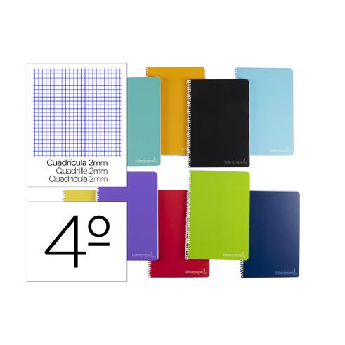 CADERNO ESPIRAL QUARTO WITTY HARD COVER MILIMITRATO 2MM LIDERPAPER
