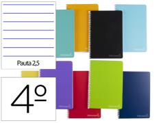 WITTY QUARTO ESPIRAL CADERNO ESPIRAL CAPA DURA GUIA ESTREITA 2,5 MM PAPEL DE LÍDER