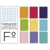 HARDCOVER SPIRAL FOLIO NOTEBOOK 4MM VERIFICAR CORES ASSORTADAS PAPEL LIDER