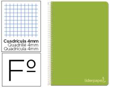 SPIRAL NOTEBOOK CAPA DURA FÓLIO 4MM VERDE VERDE LEADERPAPER