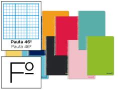 CADERNO ESPIRAL FÓLIO WITTY CAPA LISTRADA HORIZONTAL Nº46 LIDERPAPEL