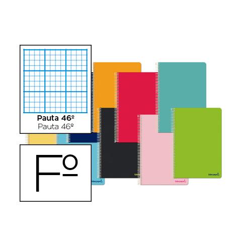 CADERNO ESPIRAL FÓLIO WITTY CAPA LISTRADA HORIZONTAL Nº46 LIDERPAPEL