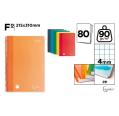 Caderno Espiral Plástico Fº 80 Folhas 90G