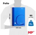 Caderno Espiral Forrado MP de 80 Folhas 90g