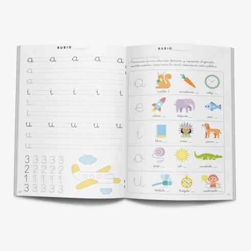 Cuaderno Rubio de Escritura 1