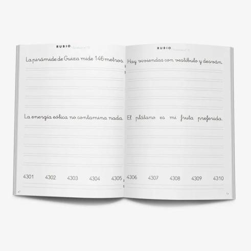 Cuaderno Rubio de Escritura 12