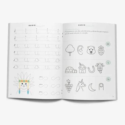 Caderno de Escrita Espanhol 01 Rubio