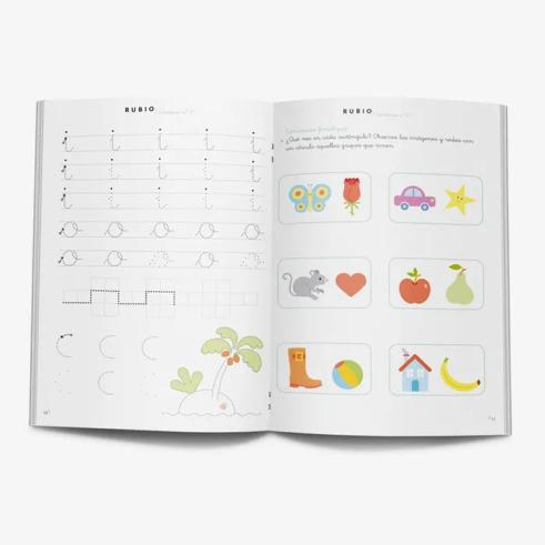 Caderno de Escrita Espanhol 01 Rubio