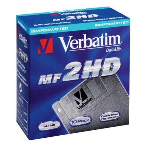 VERBATIM MF2-HD DATALIFE - PACK 10