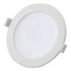 LUZ PARA BAIXO LED E6 / 7W LUZ BRANCA 6000K (68-80mm) QUADRO BRANCO