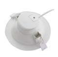 LUZ PARA BAIXO LED E6 / 7W LUZ BRANCA 6000K (68-80mm) QUADRO BRANCO