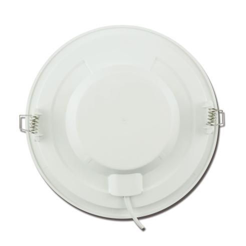 LUZ PARA BAIXO LED E6 SLIM / LUZ BRANCA 18W 6000K (200-210mm) QUADRO BRANCO