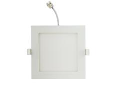 LUZ PARA BAIXO LED E6 SLIM / 18W NATURAL LIGHT 4000K (200-210mm) QUADRO QUADRADO BRANCO