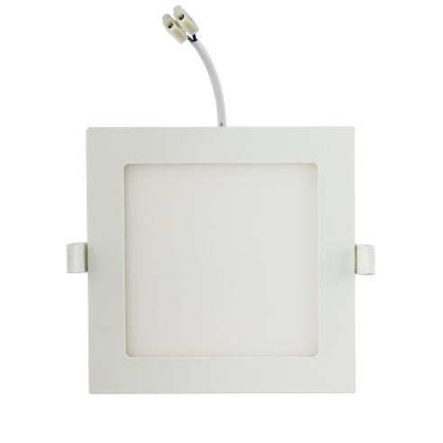 LUZ PARA BAIXO LED E6 SLIM / 18W NATURAL LIGHT 4000K (200-210mm) QUADRO QUADRADO BRANCO