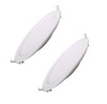 LUZ PARA BAIXO LED E6 SLIM / 20W LUZ NATURAL 4000K (220-230mm) QUADRO BRANCO