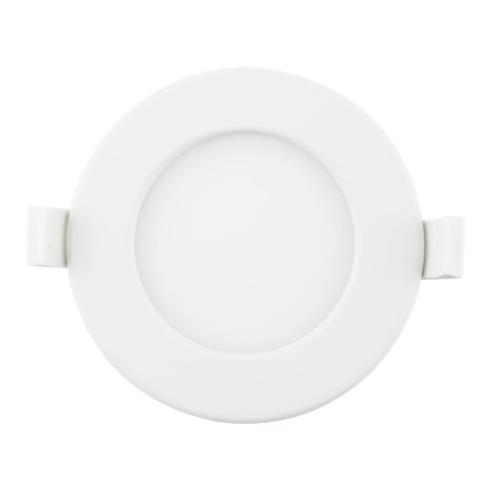 LUZ PARA BAIXO LED E6 SLIM / 6W LUZ BRANCA 6000K (100-110mm) QUADRO BRANCO