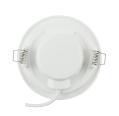 LUZ PARA BAIXO LED E6 SLIM / 9W LUZ BRANCA 6000K (100-110mm) QUADRO BRANCO
