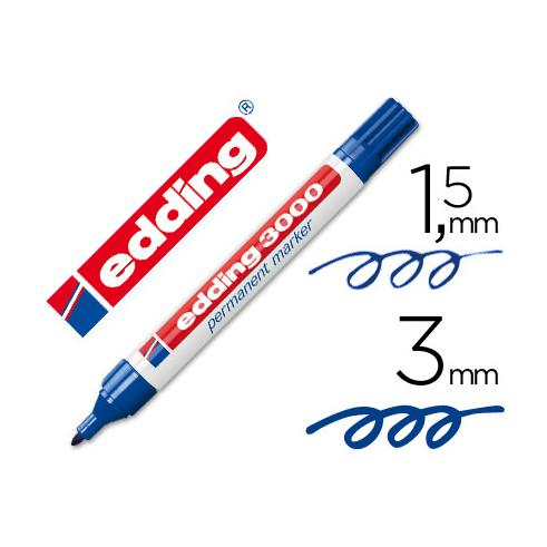 EDDING PERMANENT MARKER 3000 BLUE