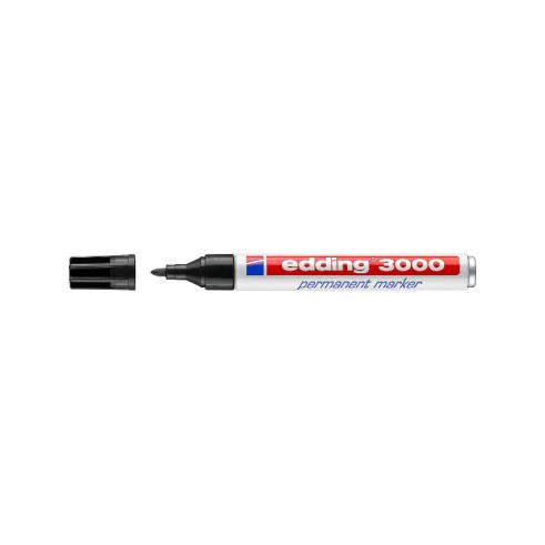 EDDING MARCADOR PERMANENTE 3000 PRETO