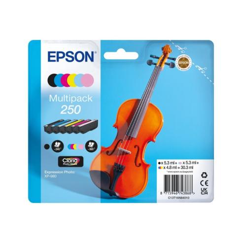Epson 250 Pack com 6 cartuchos originais