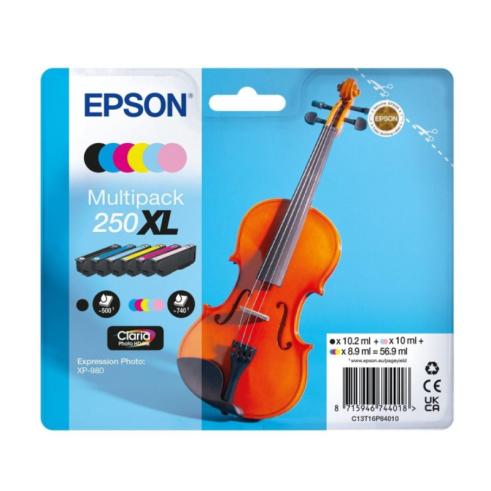 Epson 250XL Pack com 6 Tinteiros Originais