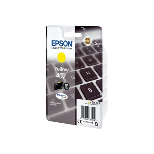 Epson 407 Amarelo Original