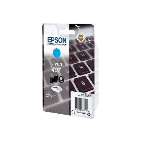 Epson 407 Ciano Original
