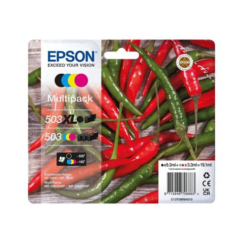 Epson 503XL/503 Pacote de 4 Originais